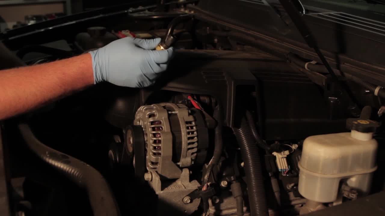 Replacing an oil pressure sending unit on a 6.2 liter GM Video
