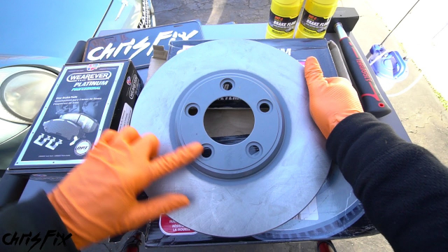 Chris Fix painted rotors Chris Fix shows us the benefits and how to install painted rotors.