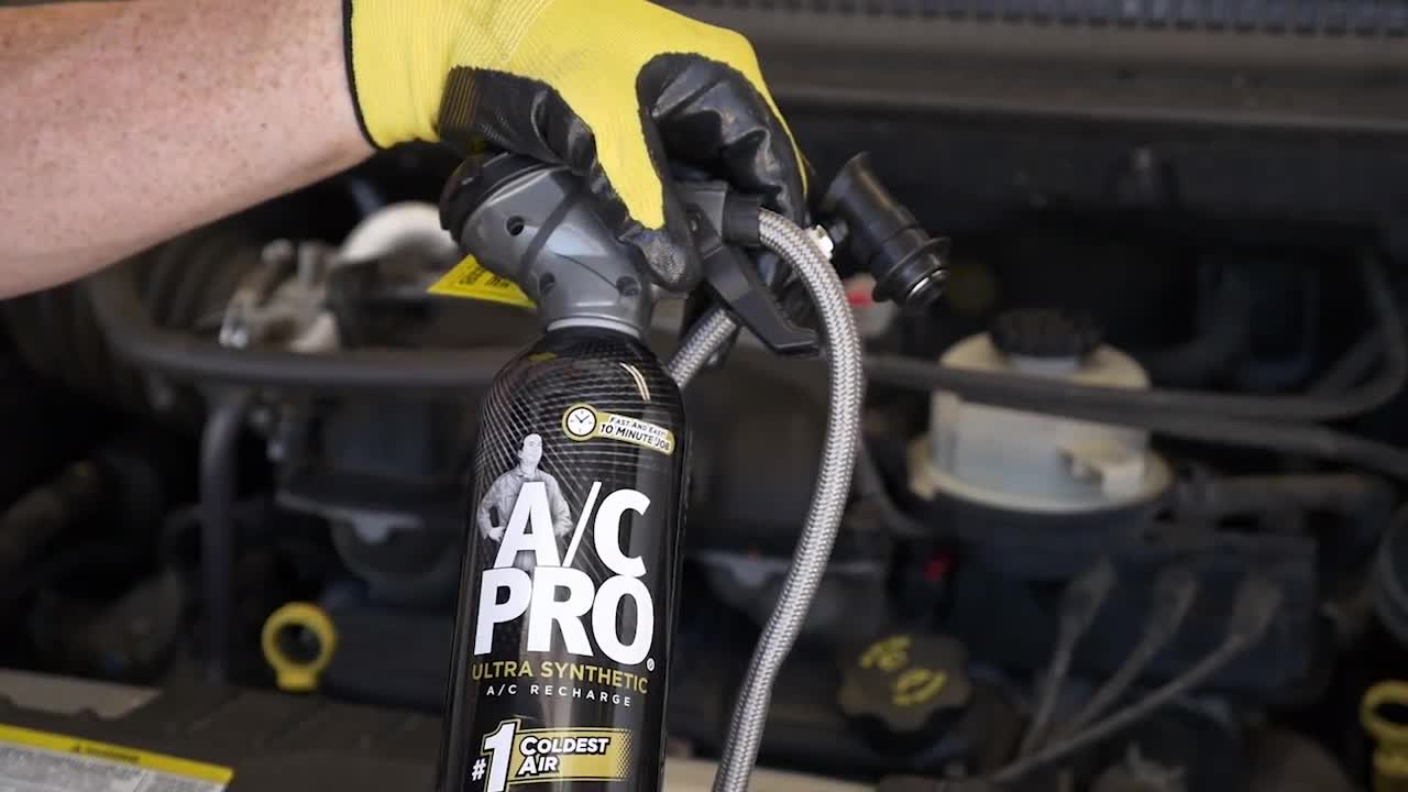 For pokker Hold op komponist How-to use A/C Pro Ultra Synthetic A/C Recharge Kit