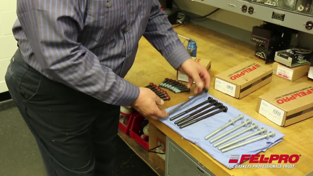 Variety of Head Bolts and Installation Preparation From the Fel-Pro Field Test Garage in Skokie, Illinois, engineer John Gurnig discusses the types of head bolts technicians might encounter during an engine repair, and proper installation tips. He also explains why you should never reuse a head bolt.