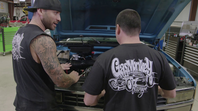 Gas Monkey Garage Changing the Alternator and Battery | Advance Auto Parts Gas Monkey Garage's Charles Cimino puts a new alternator and battery in a vehicle with the help of Charles Adams and Richard Rawlings.