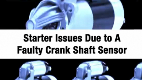 Starter Issues Due to a Faulty Crank Sensor Some GM vehicles from model years 1995 to the early 2000's will have trouble with slow or difficult cranking and damage to the starter.  This video highlights how to fix this problem on GM Vehicles.