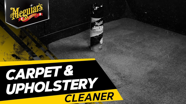 Meguiar’s Carpet & Upholstery Cleaner – Car Upholstery Cleaner & Fabric Cleaner Meguiar’s Carpet & Upholstery Cleaner is the perfect solution for cleaning stains and odors while freshening up your interior. The advanced active-foam formula quickly penetrates and dissolves even the toughest stains to leave car carpet and upholstery looking fresh and “like-new”. Permanently remove unwanted odors* and leave behind a refreshing New Car Scent in their place. Clean carpets and upholstery, remove stains and odors and refresh your car’s interior to bring back that new feeling! *Meguiar’s ® Re-Fresher Technology permanently removes existing bad odors through chemical bonding at a molecular level.