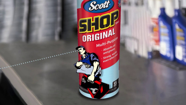 How to Clean with the Scott® Original Shop Towel Scott® Original Shop Towels is the "Original Blue" shop towel - trusted car care companion for over 20 years.