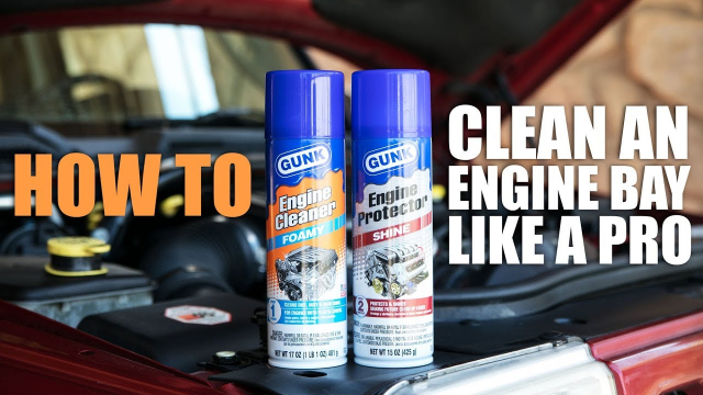 GUNK 17 oz. Foamy Engine Cleaner and Degreaser Spray FEB1CA/6 - The Home  Depot
