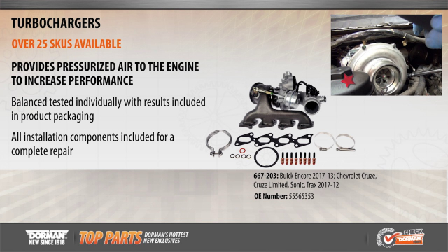 Dorman Turbocharger And Gasket Kit 667-203 Advance Auto Parts