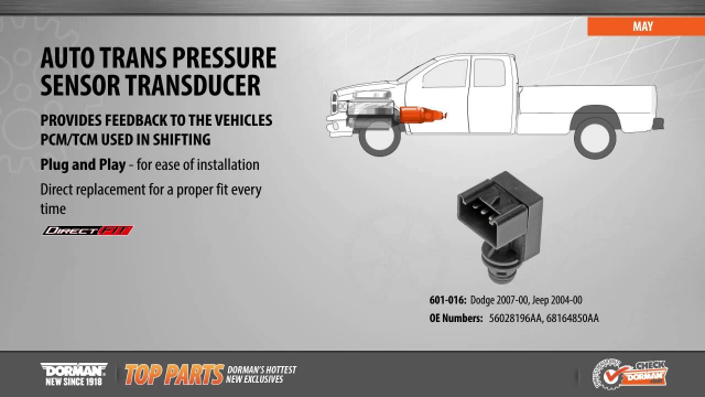 Dorman Pressure Sensor Transducer 601-016 - Advance Auto Parts