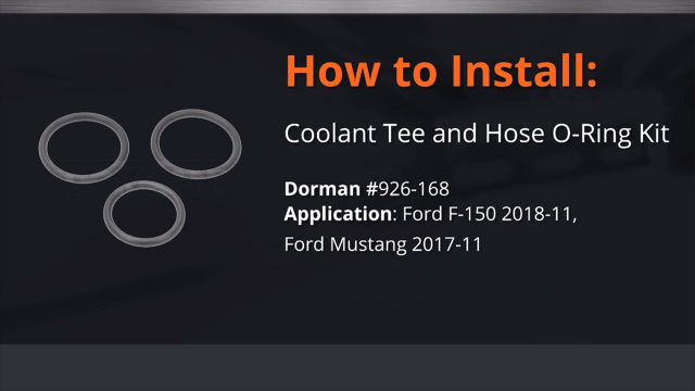 Coolant Tee and Hose O-Ring Kit Installation Video by Dorman Products Part #926-168
Coolant Tee And Radiator Hose O-Ring Kit

Application Summary: Ford F-150 2018-11, Ford Mustang 2017-11