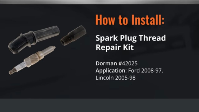 Spark Plug Thread Repair Kit Part #42025
Cylinder Head Repair Kit
Application Summary: Ford 2008-97, Lincoln 2005-98

Dorman's Spark Plug Thread Repair Kit is engineered specifically for replacing stripped plug sockets on some of Ford's most popular truck applications. Save time, labor and money by replacing only the stripped spark plug sockets - instead of the entire cylinder head.

Constructed from high-quality materials for long-lasting durability

Kit includes all components necessary for a complete installation

Easy to install

Vehicle try-on testing conducted on this part ensures trouble-free performance