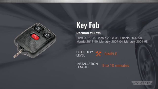 Dorman - Help Keyless Entry Remote 3 Button 13798 - Advance Auto Parts
