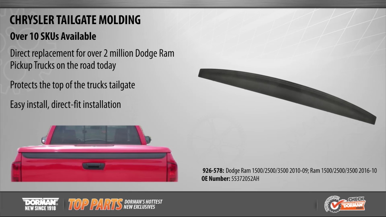 Tailgate Molding Dorman 926-578 