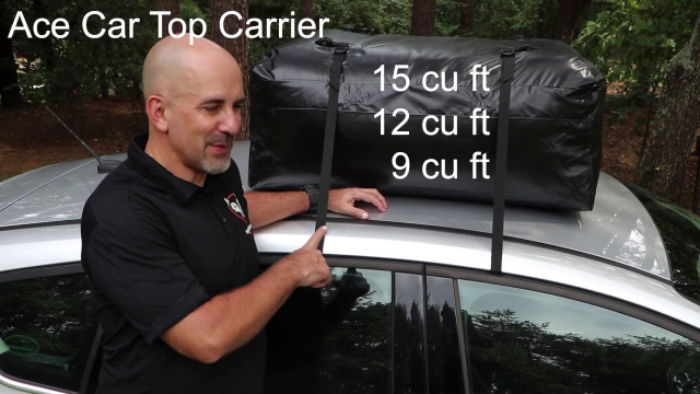 Rightline Gear Ace Car Top Carrier Features Transporting car top cargo WITH or WITHOUT a roof rack is easier than ever with the revolutionary Rightline Gear Ace Car Top Carrier.