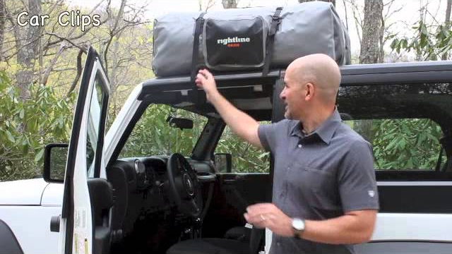 Rightline Gear Car Top Duffle Bag Features From the gym, to your campsite, or even the airport, the Rightline Gear Car Top Duffle Bag allows you to seamlessly transport your cargo from your car to your destination, WITH or WITHOUT a roof rack!