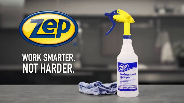 Work Smarter With Zep's Professional Sprayer! If you’ve got a serious job to do, don’t make the rookie mistake of using a cheap spray bottle! Zep’s Professional Spray Bottle isn’t you’re ordinary, everyday spray bottle. It’s designed to be durable, comfortable and comes with a fully-adjustable sprayer. The Professional Sprayer has a high output trigger that sprays 3 times more than regular sprayers and its adjustable high output nozzle sprays up to 30 ft. The 32 oz. bottle capacity is perfect for concentrates and its graduated label measurements are ideal for easy mixing. Zep – it’s what the pros use!