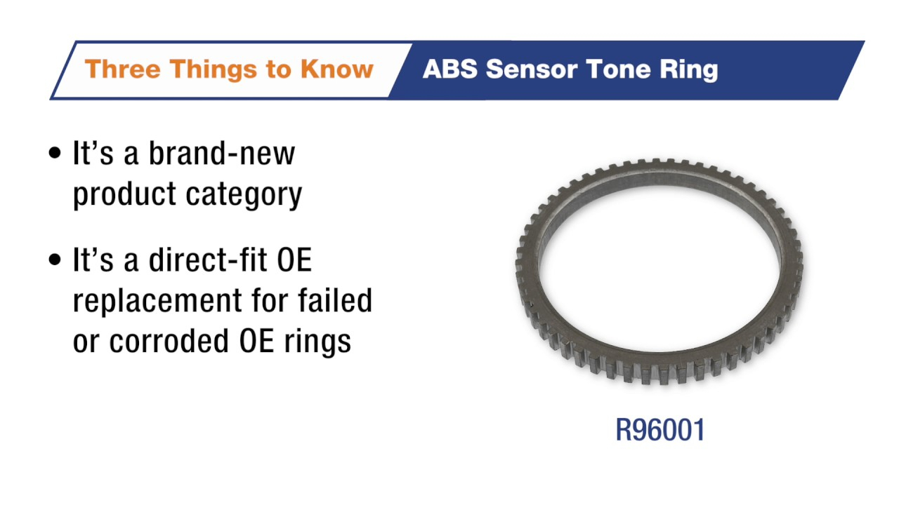 Three Things to Know: ABS Sensor Tone Ring