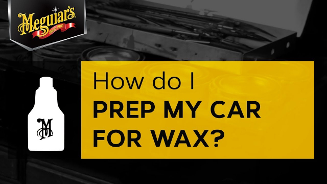 Ask Meguiar's: How Do I Prep My Car for Wax? Applying wax to a clean surface will get you the best results but a clean surface is more than just washing. Washing is our first step in paint care, cleaning is the second step and that involves claying and/or compounding. Claying gets rid of above surface contaminants and compounding gets rid of below surface defects. If needed, these steps will prepare the surface and will maximize your wax protection, shine and gloss. Now you’re ready for a quality carnauba wax or synthetic wax.