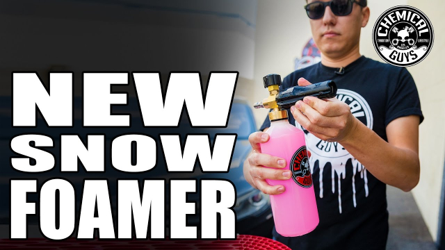 Chemical Guys TORQ Snow Foamer - with Mr. Pink Car Wash In this video, Matt breaks out our brand new TORQ Snow Foamer Foam Cannon. The Snow Foamer requires less PSI making it ideal for enthusiasts with lower grade gas pressure washers or electric powered pressure washer units.