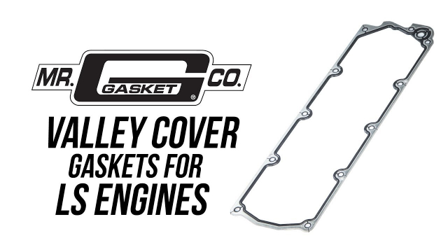 Mr. Gasket Valley Cover Gaskets There’s nothing worse than a leaky engine. Thanks to Mr. Gasket and the rest of the Holley family you can keep those unsightly puddles from appearing in your driveway and garage floor. I mean who else would you trust for your gaskets than the company that has gasket
right in their name! Mr Gasket offers high-quality valley cover gaskets for the popular GM LS engine in both 10 and 11 bolt configurations.