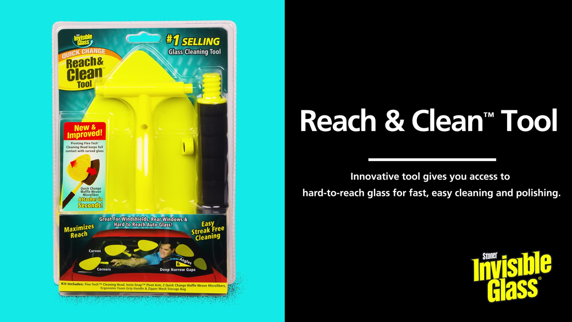 Stoner Invisible Glass Quick Change Reach & Clean Tool
