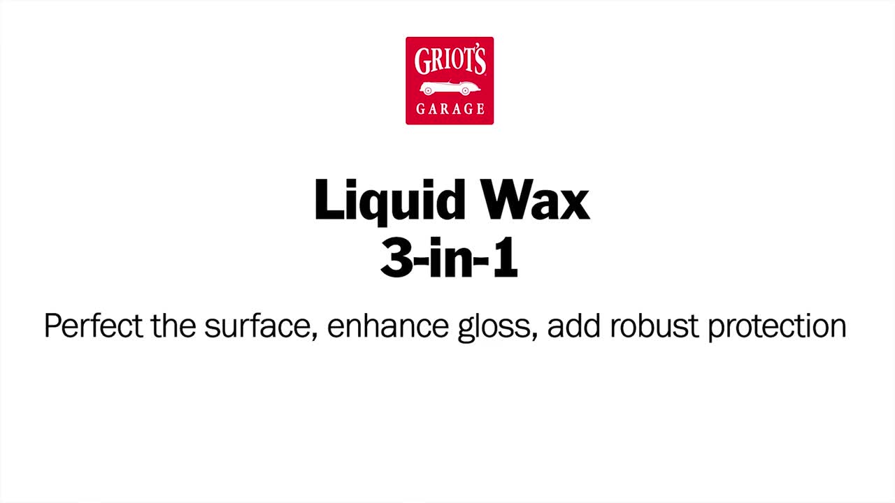 Griot S Garage 11013 Liquid Wax 3 in 1 16oz