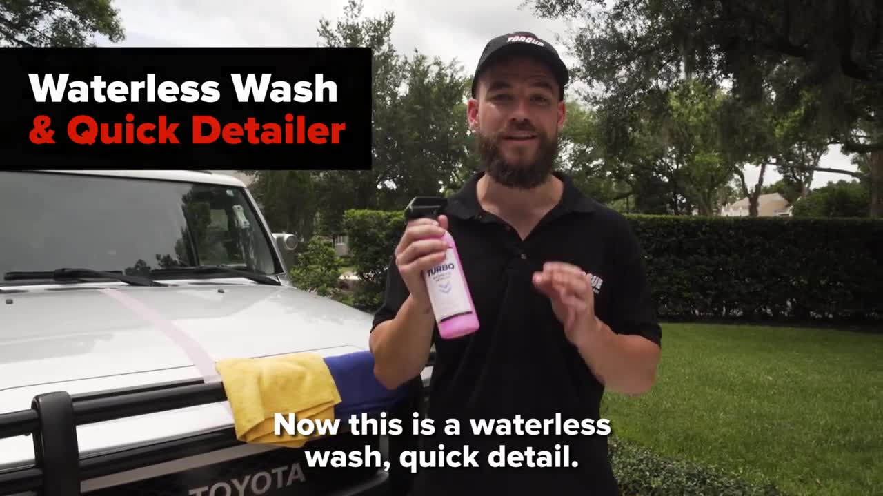 The Waterless Car Wash & Sealant Quick Detailing Kit