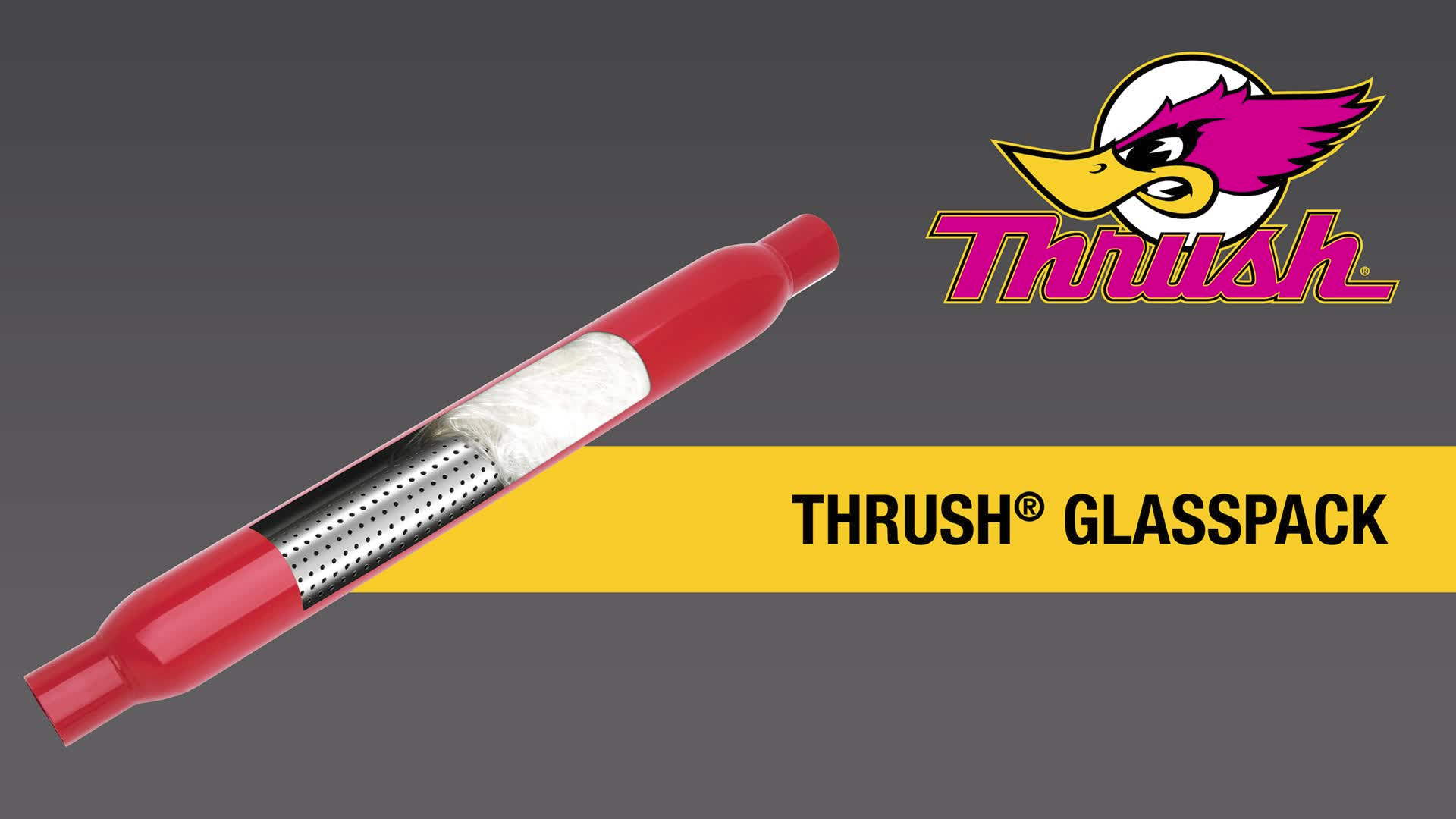 Thrush 24214 Glass Pack Muffler