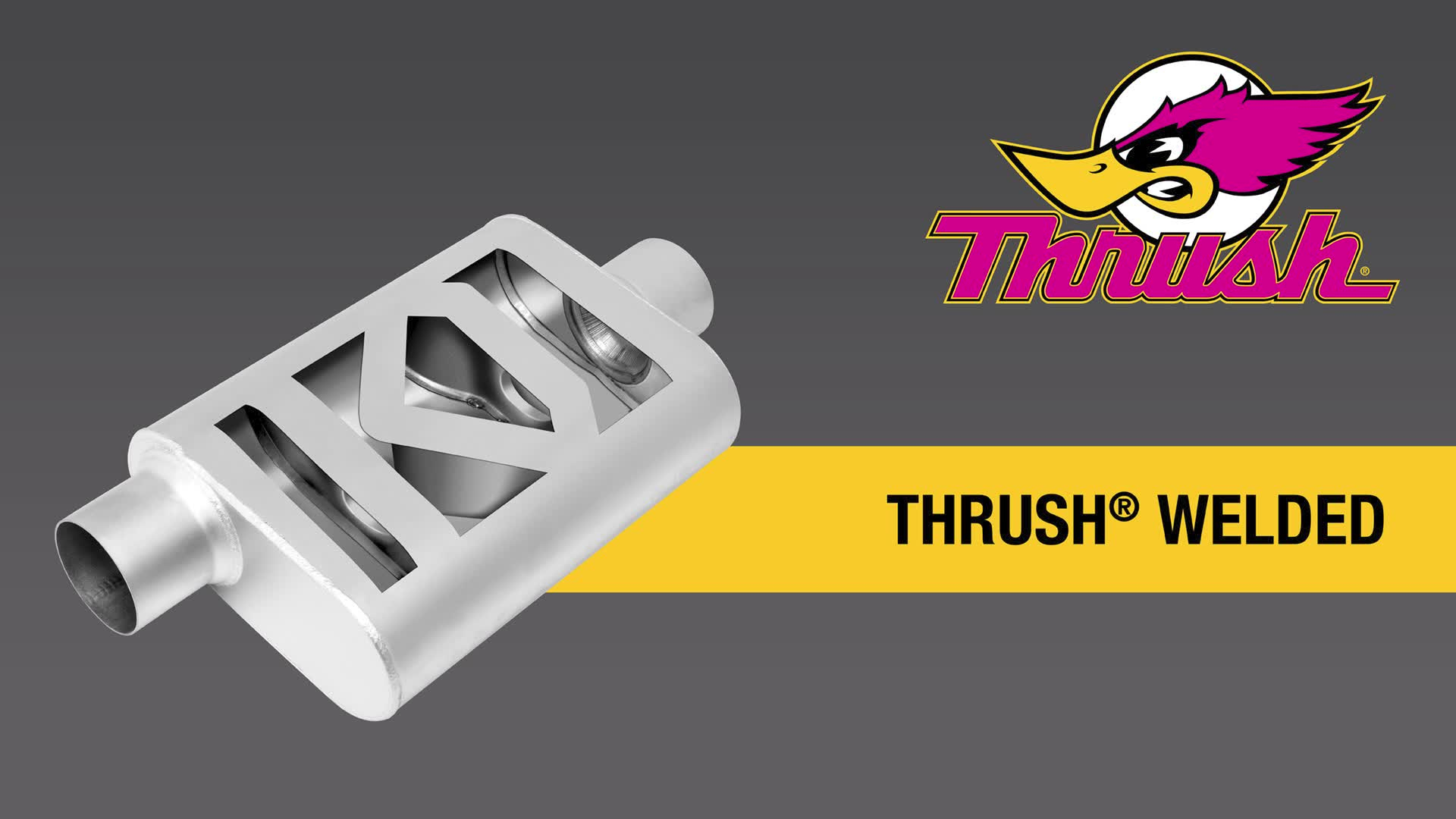 Thrush welded clearance muffler