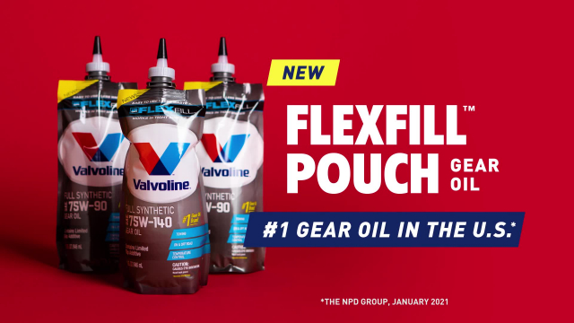 Valvoline 889785 1 qt Flexfill 75w90 Full Synthetic Gear Oil
