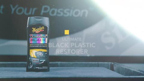 Meguiars Car Black Plastic Restorer Fluid 12 oz Ultimate Trim Protect  Restore US