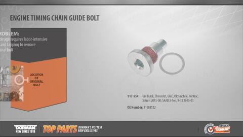 Dorman Timing Chain Guide Bolt 917-954 - Advance Auto Parts