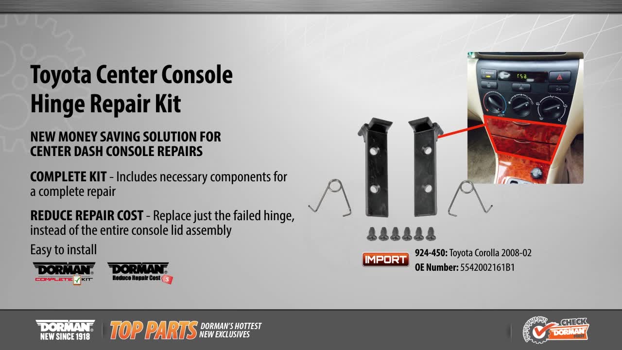 Dorman - OE Solutions, Center dash console repair kit 924-450