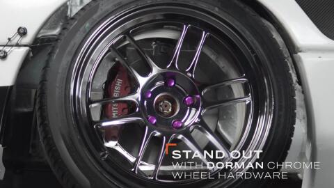 Stand Out With Dorman Chrome Wheel Hardware our vehicle is more than just transportation. ItÕs an extension of your personality, customized to be unlike any other. YouÕve selected every detail for a reason, and your wheels are no exception. Give your wheels the perfect finishing touch with Dorman chrome wheel hardware, available in a variety of styles and colors to suit just about any taste or wheel fitment.