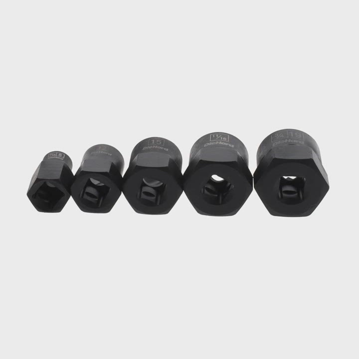 DieHard 3/8" Drive Bolt Extractor Size Expansion Set DHP55301 Advance
