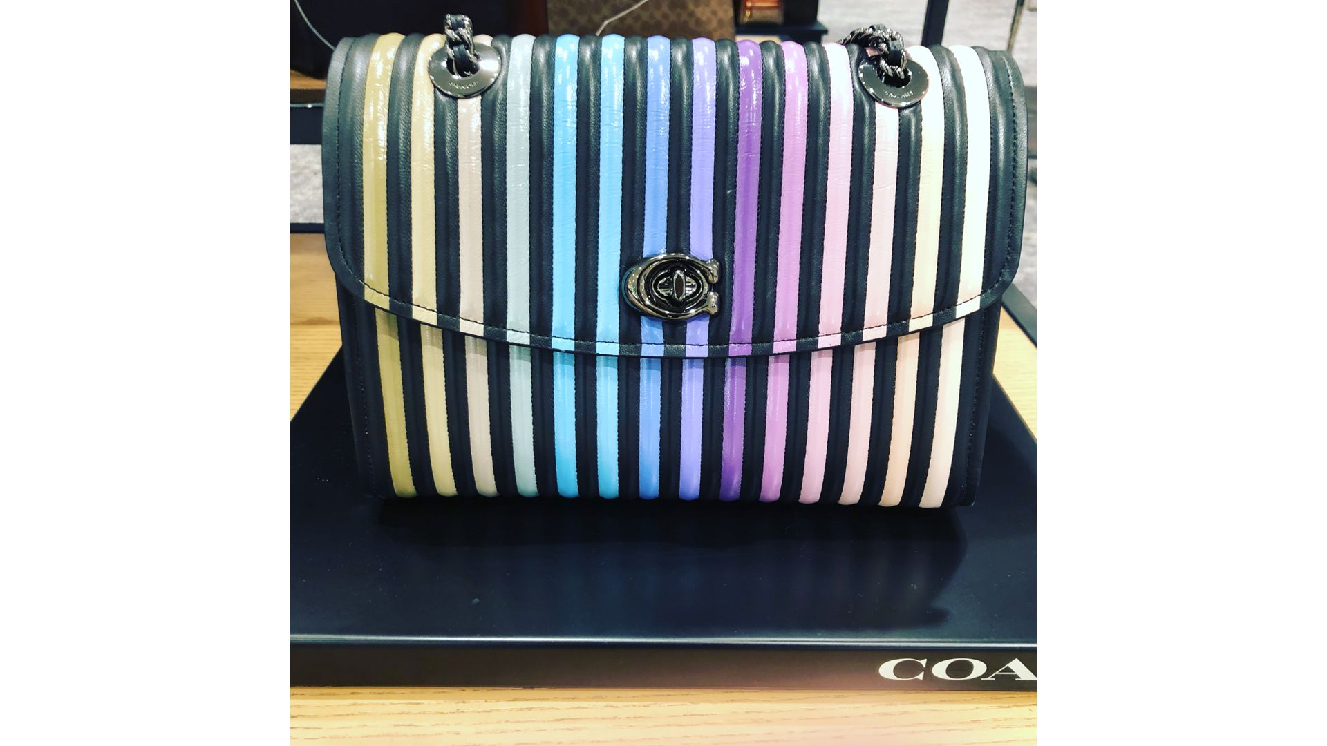 coach parker ombre bag