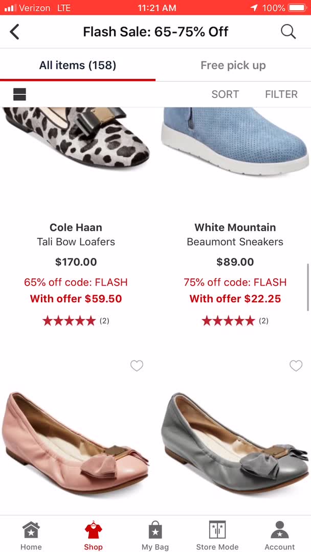 Macy's on sale flash shoes