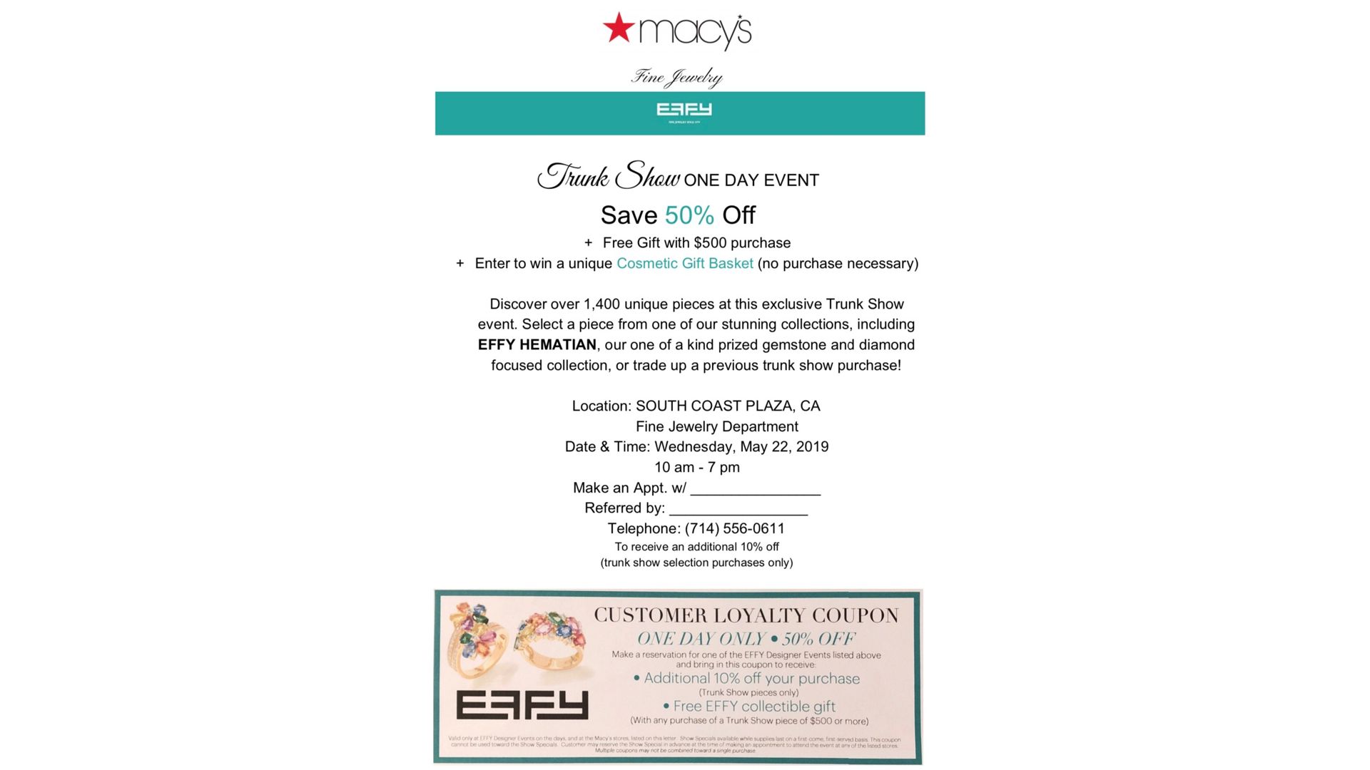 effy coupons
