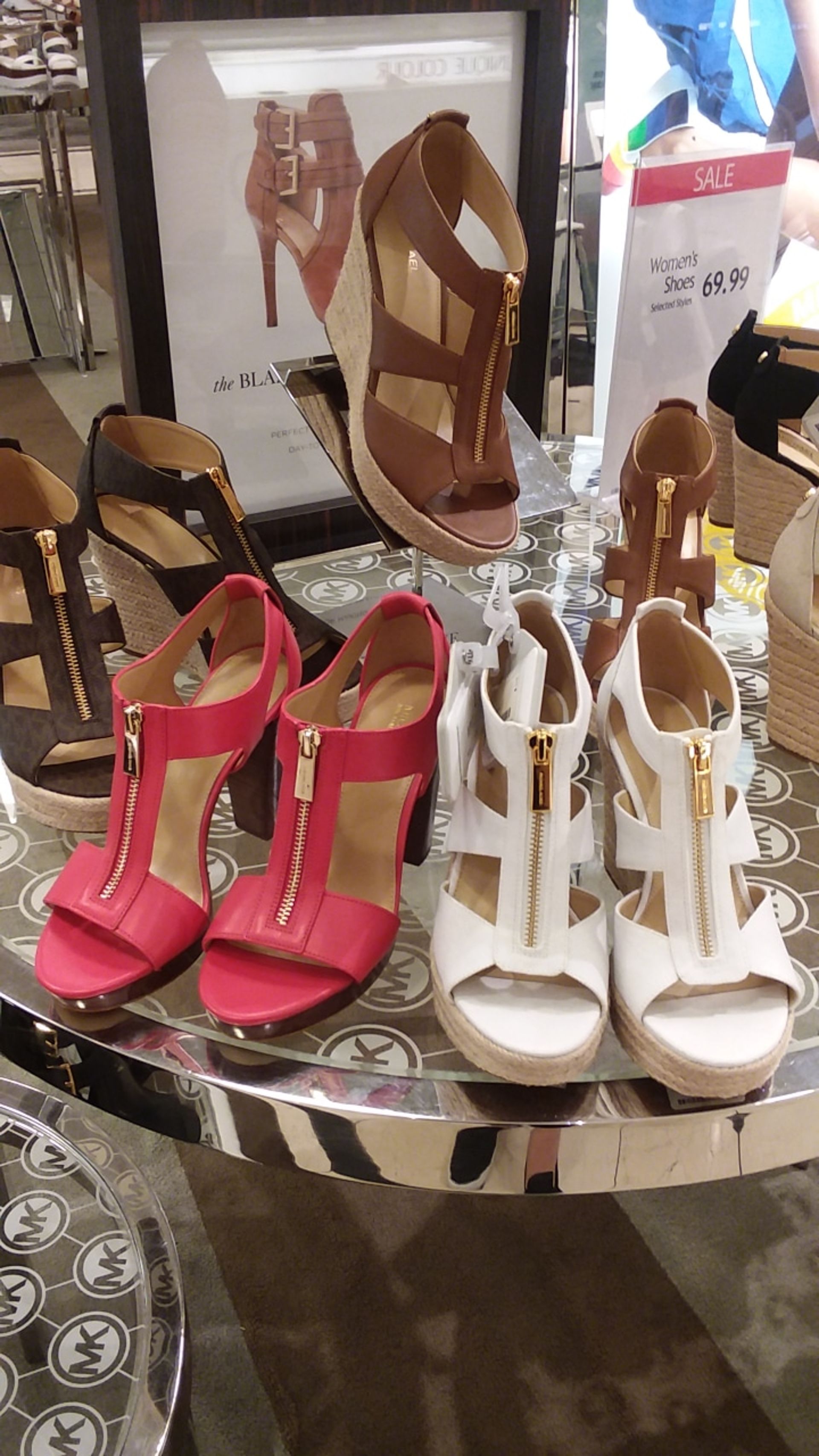 michael kors wedge sandals macy's