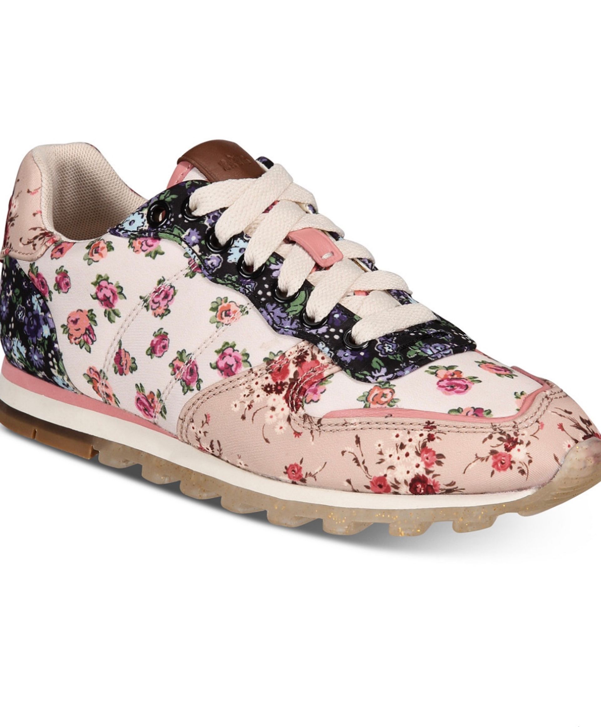 coach floral sneakers