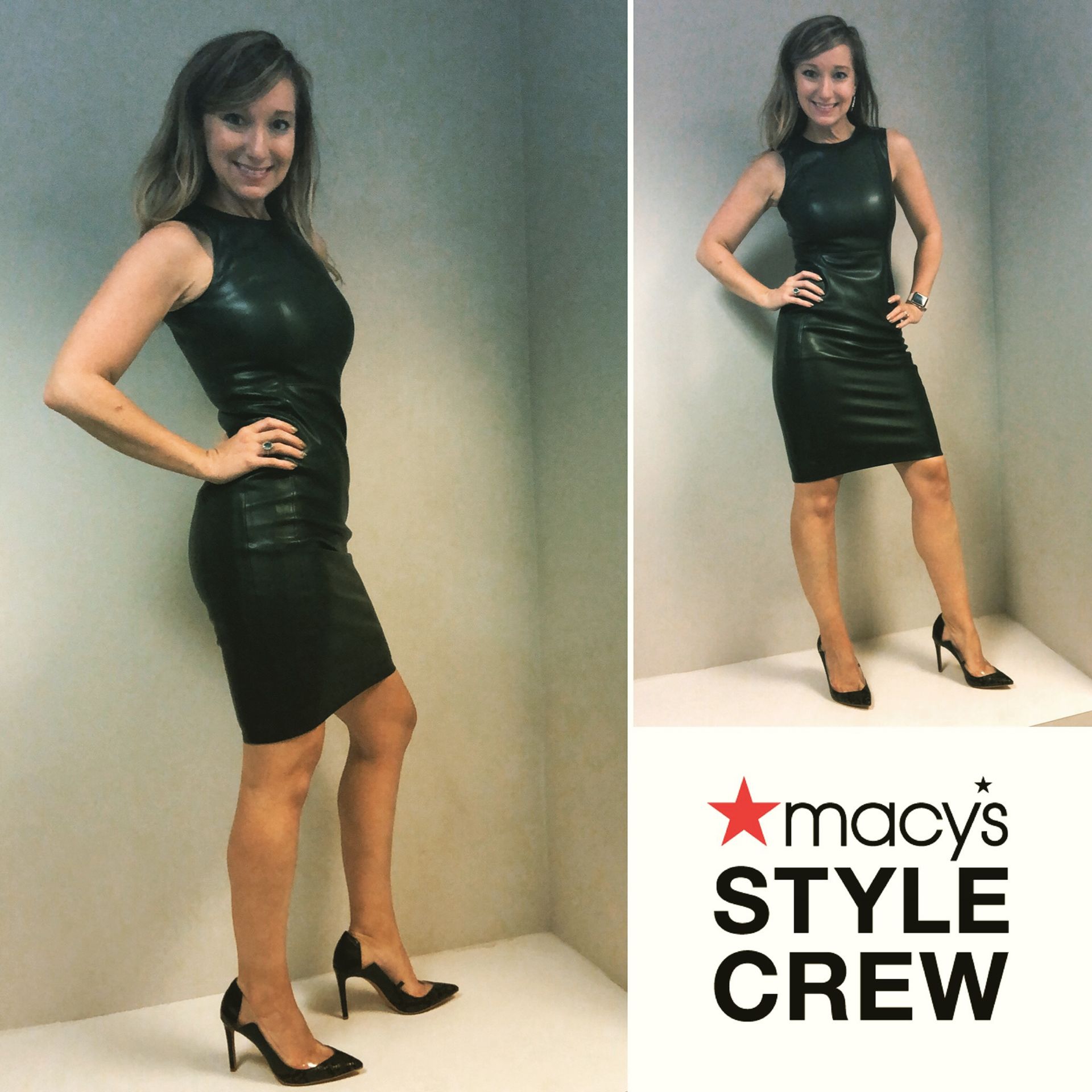 calvin klein black dress macys