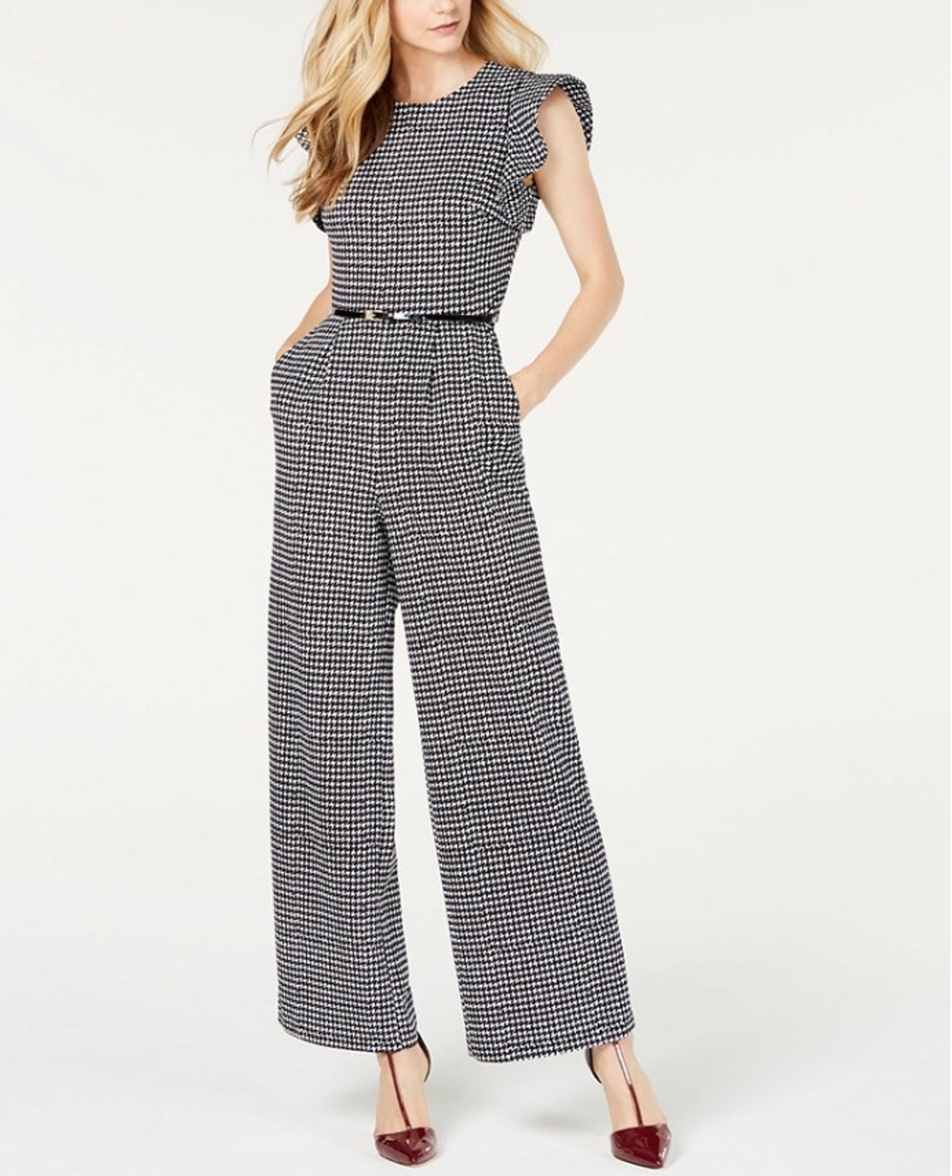 macy's calvin klein jumpsuit