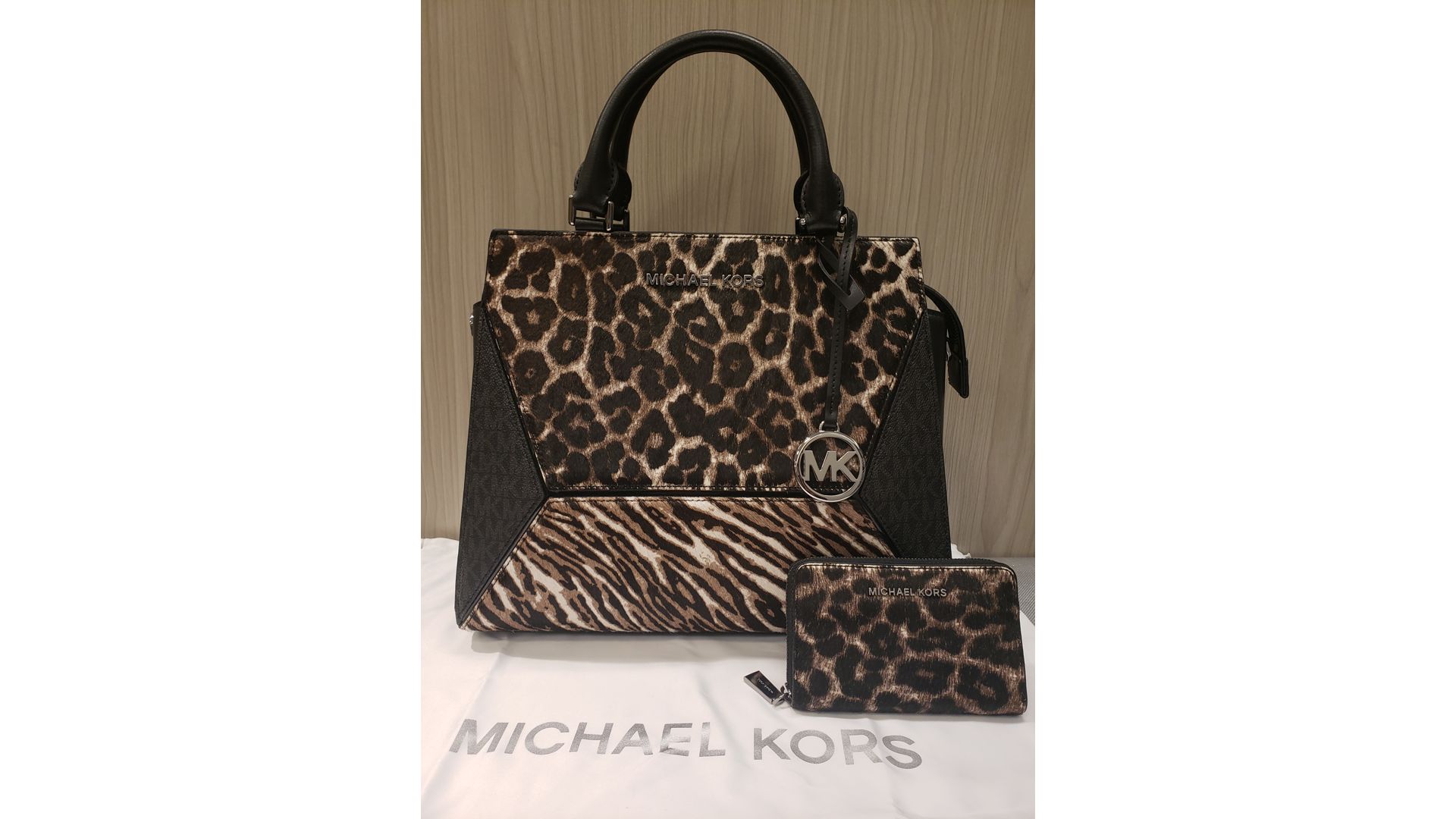 michael kors leopard print bag