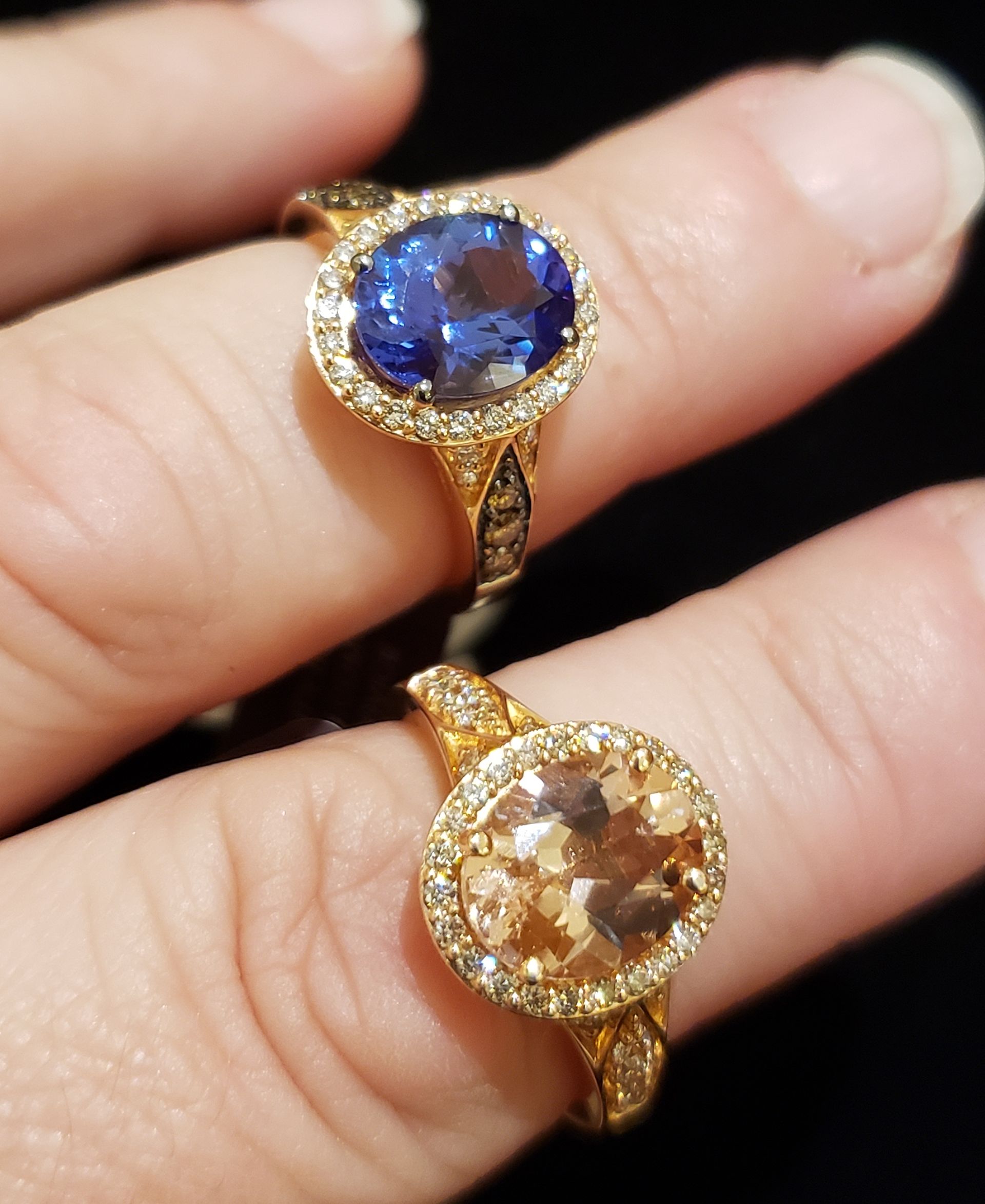 Le Vian Ring Morganite Or Tanzanite Your Pick Macys Style Crew