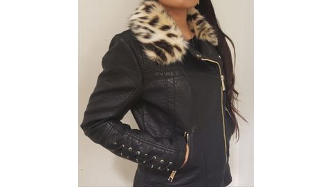 Guess Faux Leather Moto Jacket With Leopard Print Fur Collar Macys Style Crew - Guess Faux Leather Moto Jacket With Leopard Print Fur Collar Guess Faux Leather Moto Jacket With Leopard Print Fur Collar Macys Style Crew - Guess Faux Leather Moto Jacket With Leopard Print Fur Collar