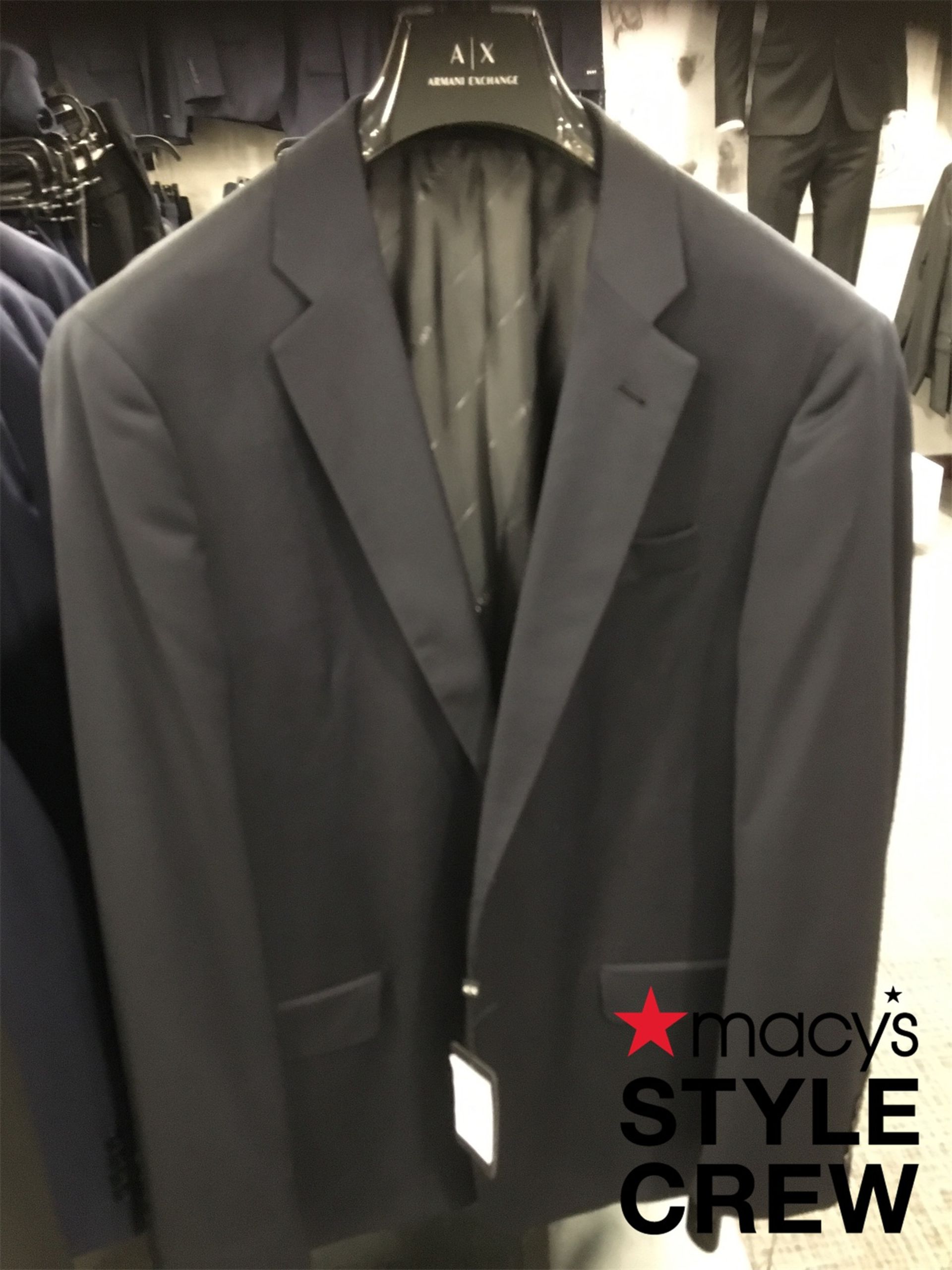 armani exchange suits