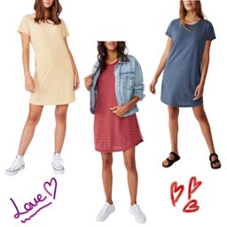 The Most Comfiest And Cute T Shirt Dress On Sale Hello Spring Macys Style Crew
