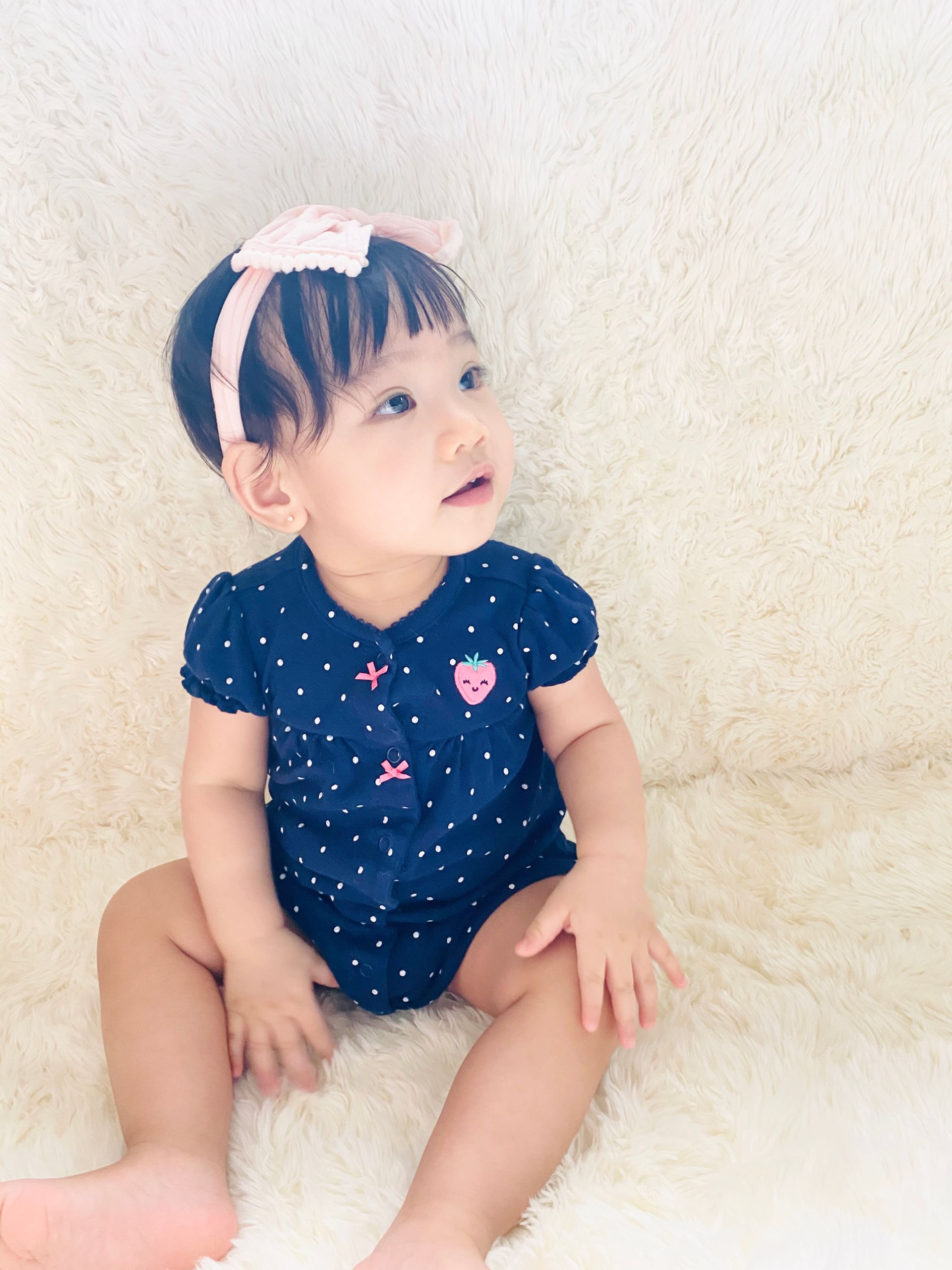 strawberry romper for baby girl