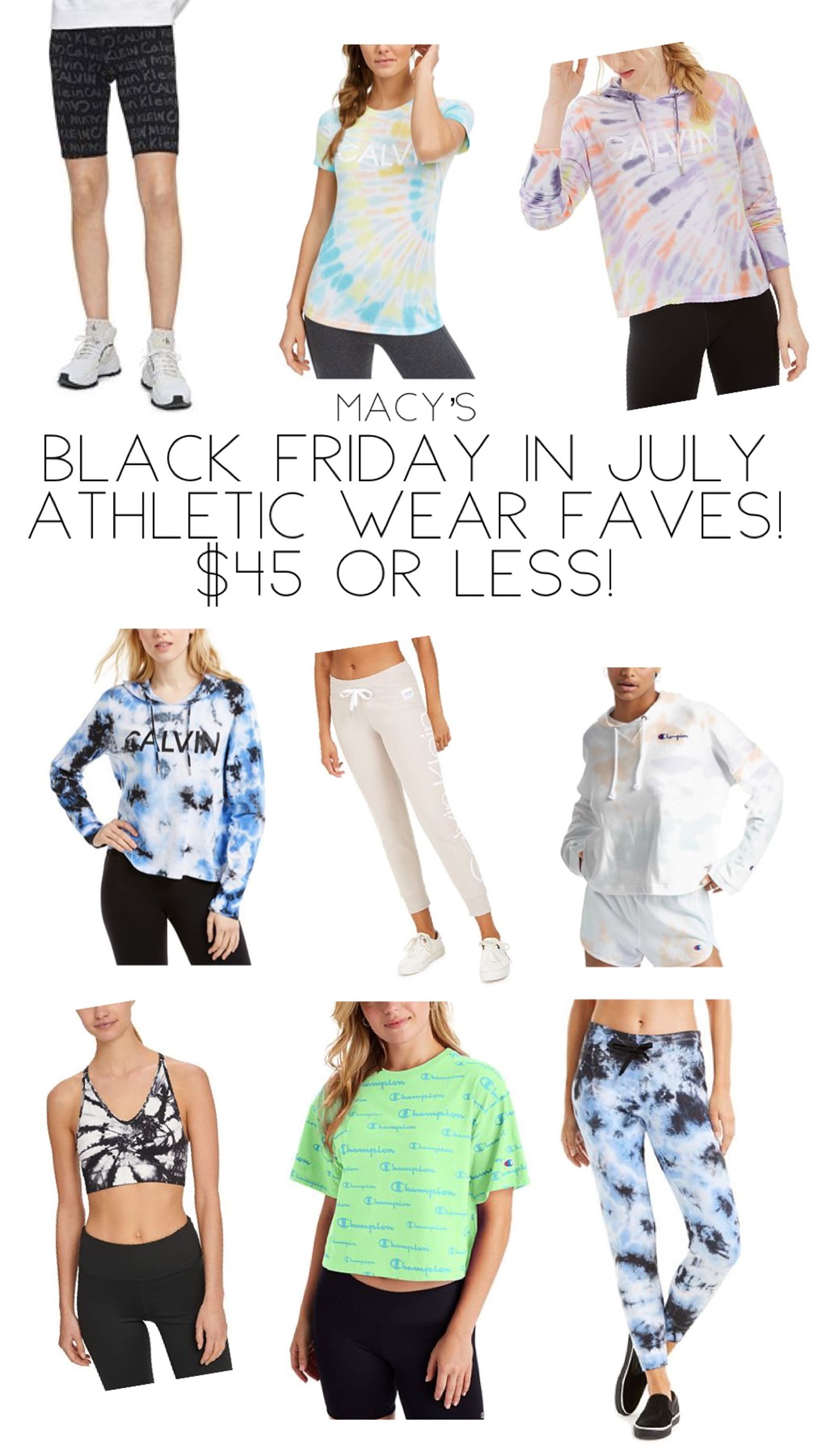 ATHLETIC WEAR FAVES - Macys Style Crew