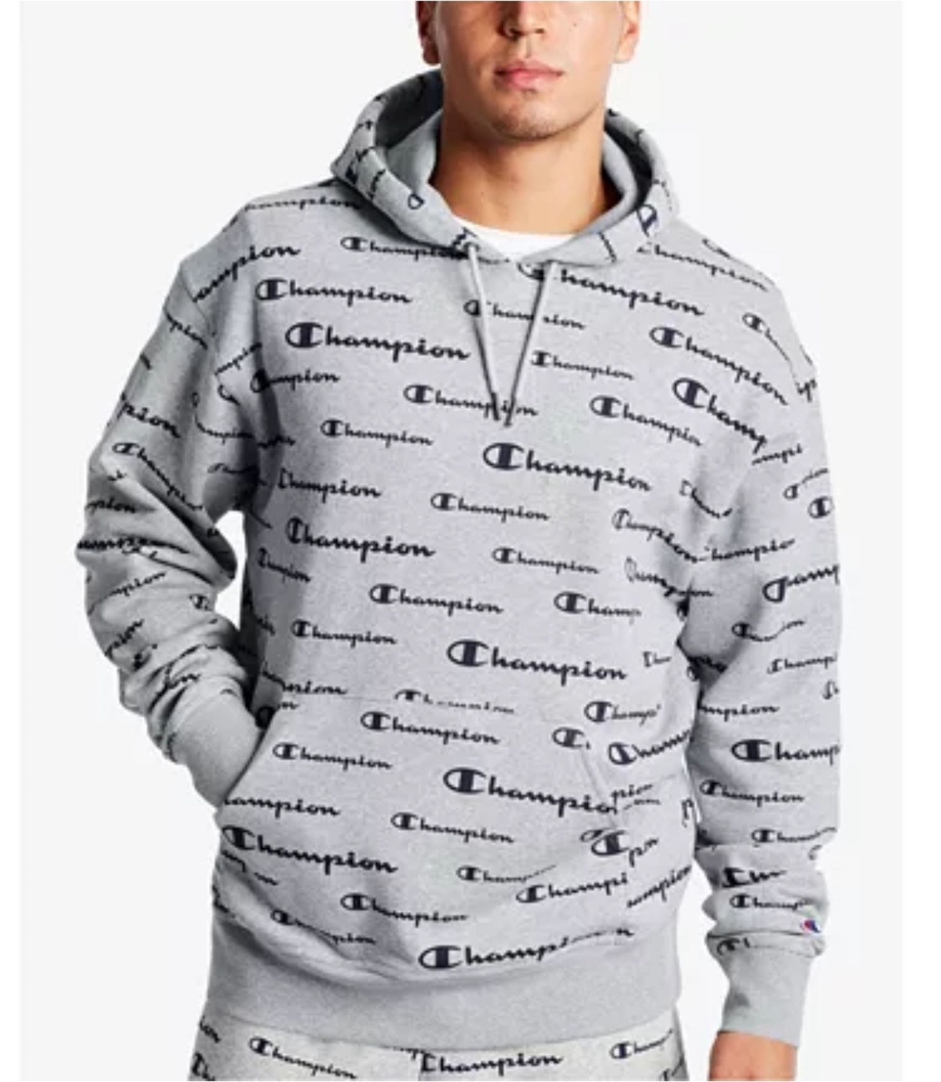 macy's white champion hoodie