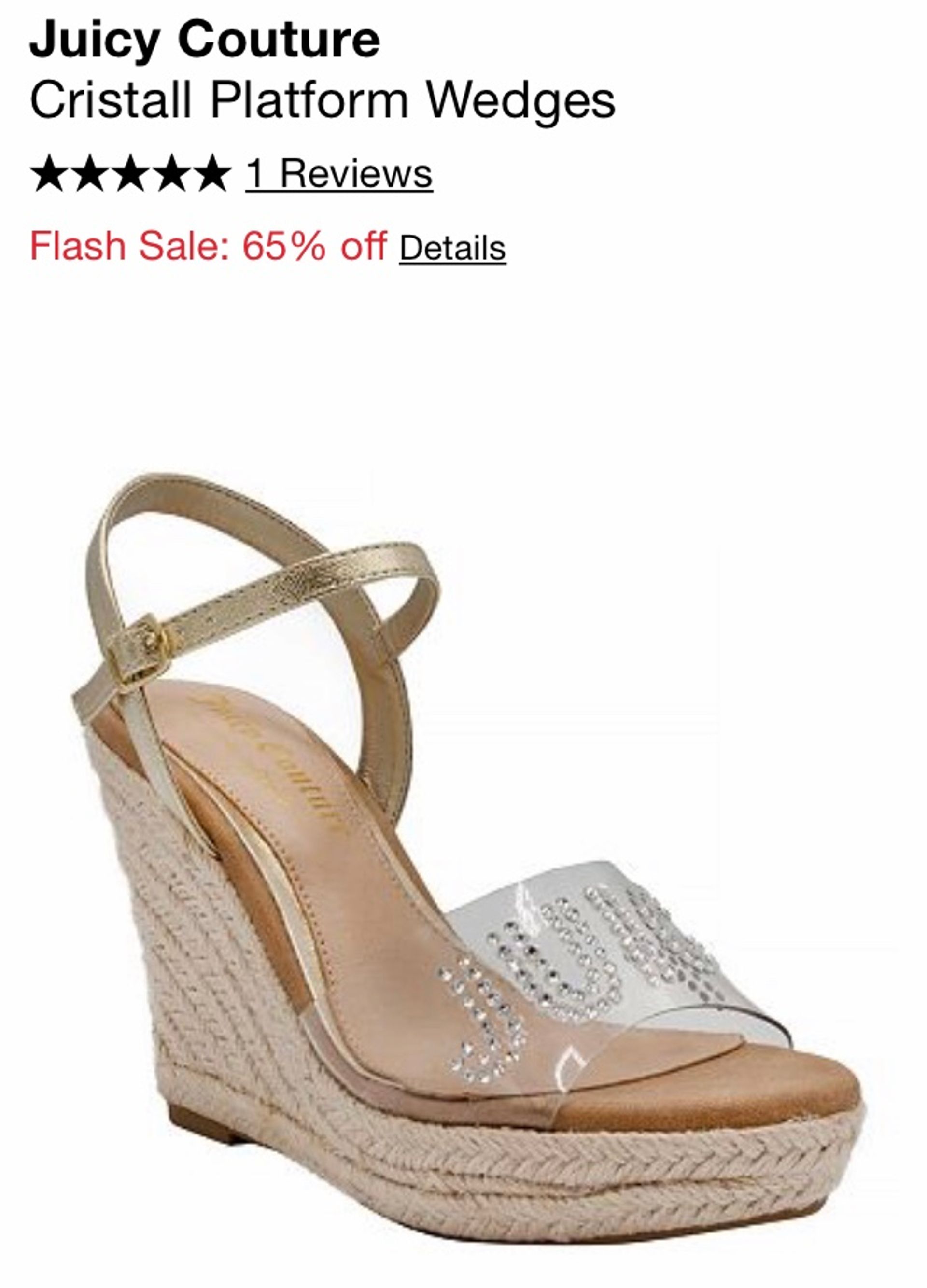 juicy couture wedges