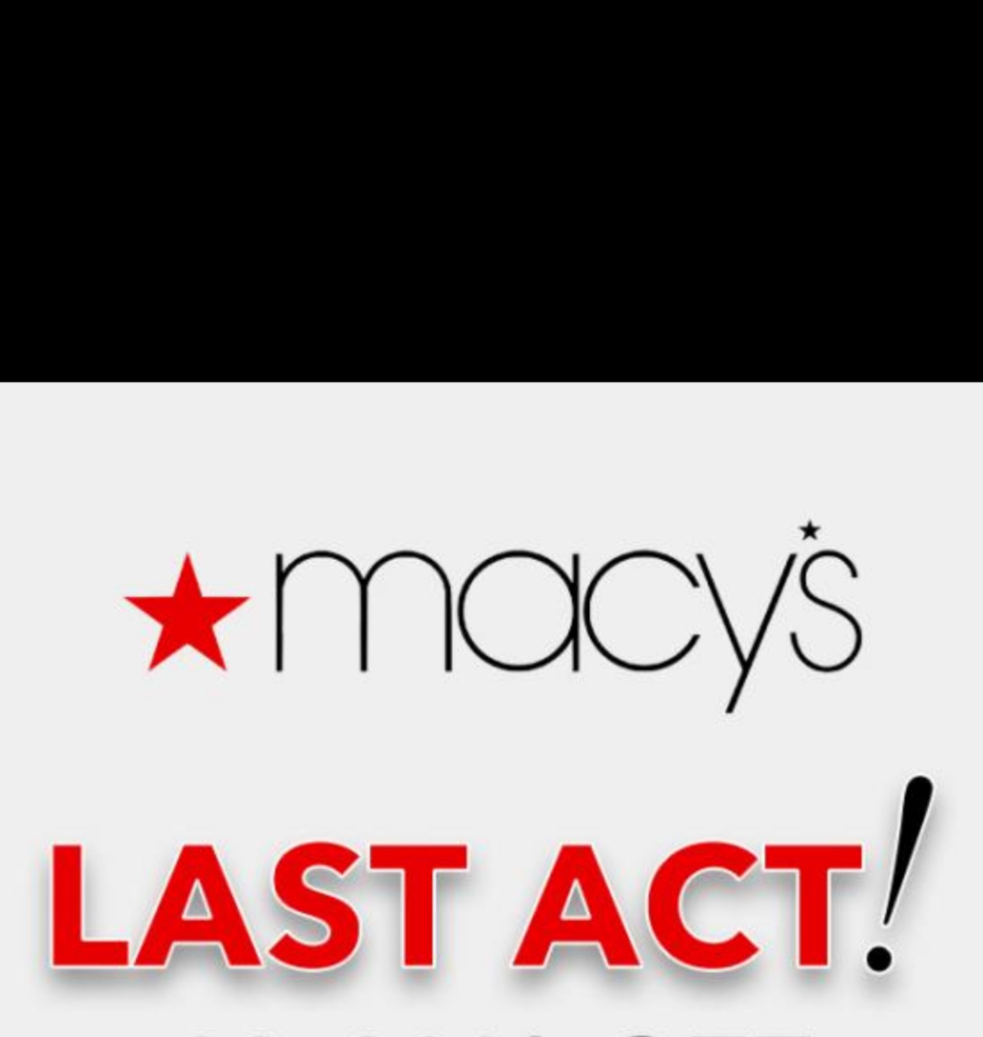 last act sale at macy's